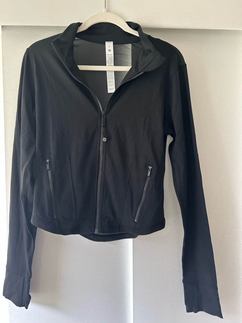 lululemon athletica Black Zip-Up  Jacket